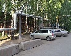 Строительство надземной теплотрассы
